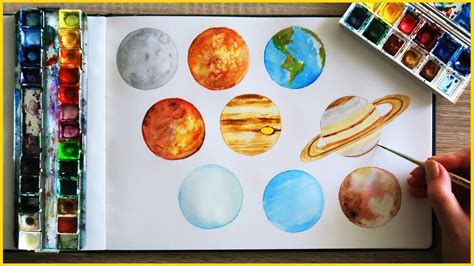 Can you paint planets with the colors of your imagination?