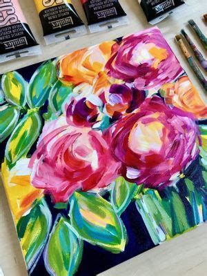 How to Paint Abstract Flowers: A Journey Through Colors and Emotions