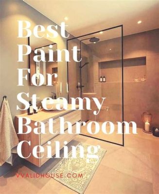 What Paint for Bathroom Ceiling: A Splash of Color in the Steam